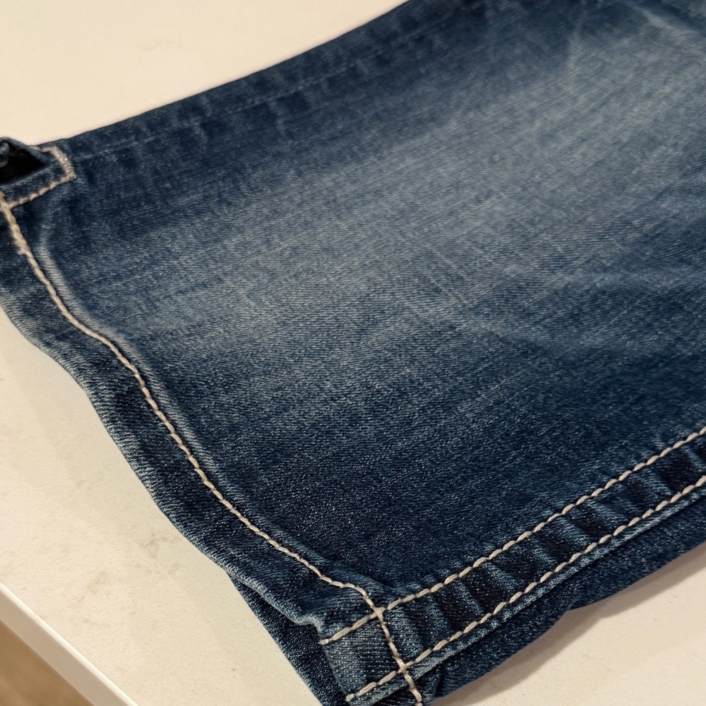 Miss Me Dark Blue Denim Bermudas - Picture 4 of 11